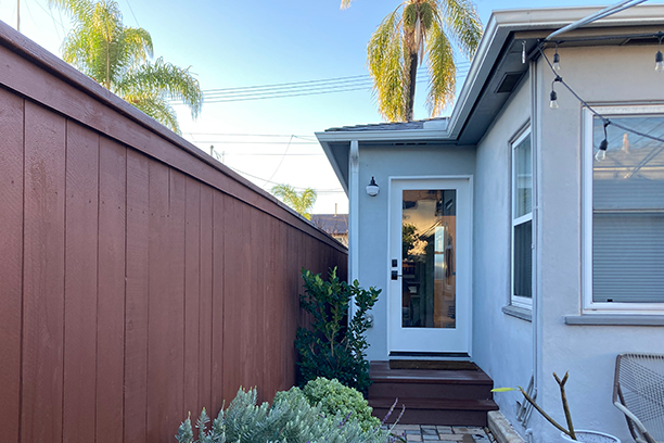 seamless small addition with door off home
